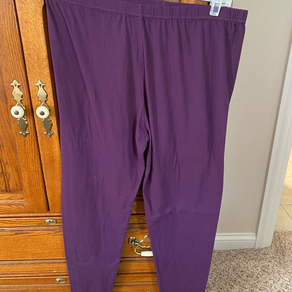 Purple leggings 3x
